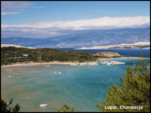 Baška KRK - Rejs na wyspę Rab do miasta Lopar - piaszczysta plaża + wyspy