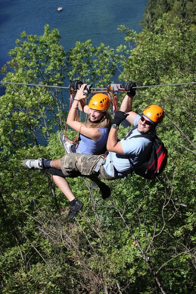 Zipline Omiš w kanionie rzeki Cetina