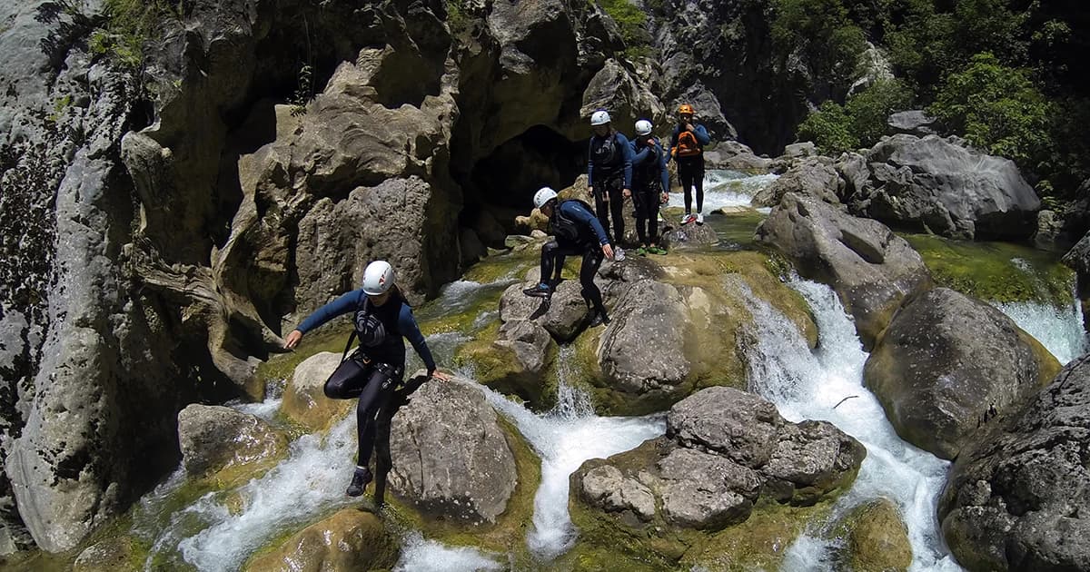 Canyoning nad rzeką Cetina - Podstawowy