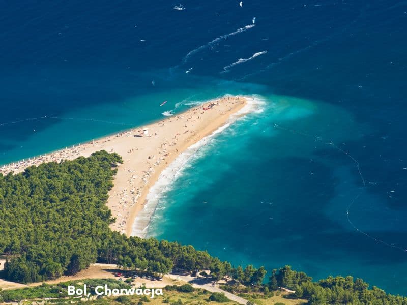 Omiš - Rejs statkiem na wyspę Brač - plaża Bol Złoty Róg z lunchem