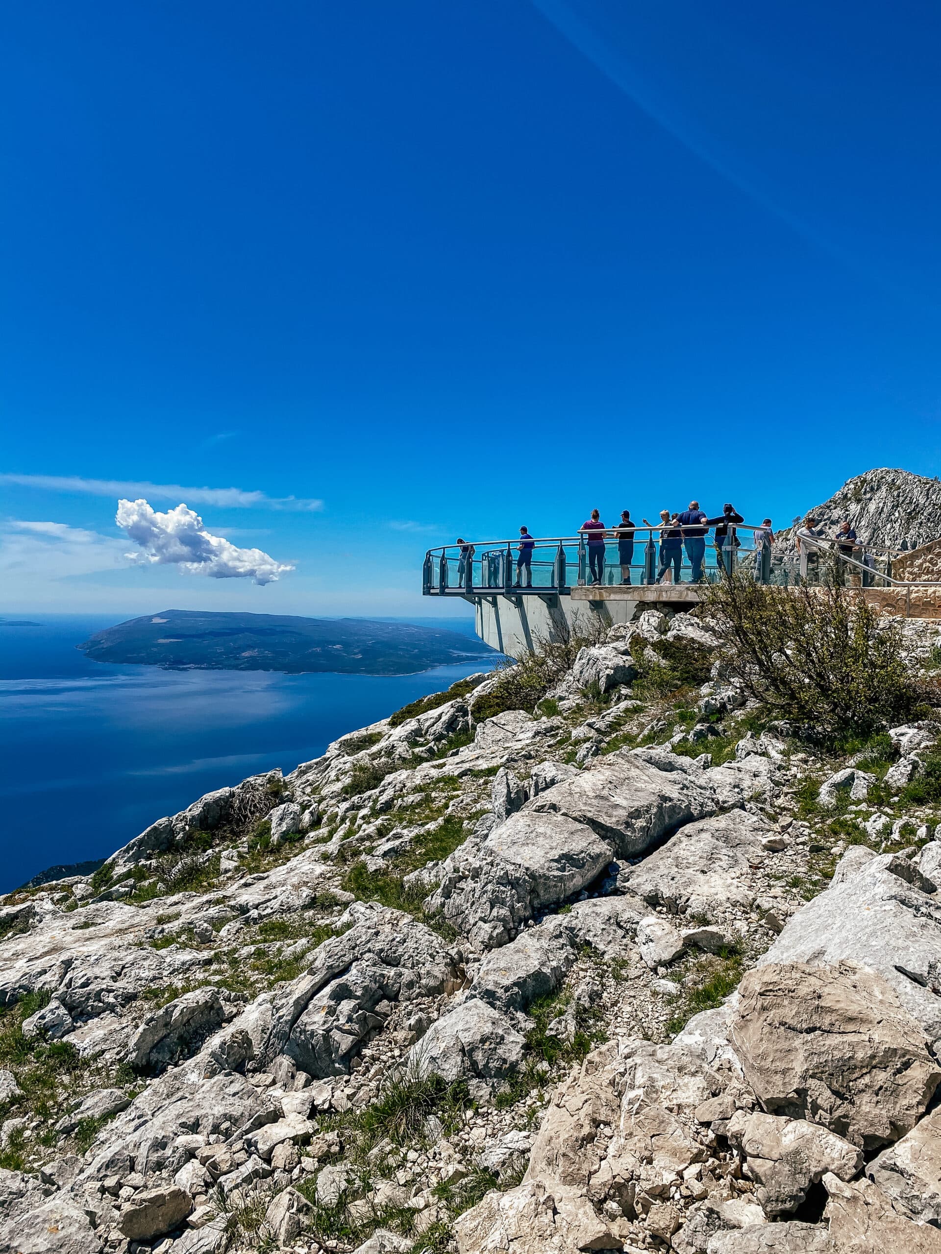 Makarska / Tučepi / Podgora: Skywalk - szklany taras i schronisko Vošac z polskim przewodnikiem