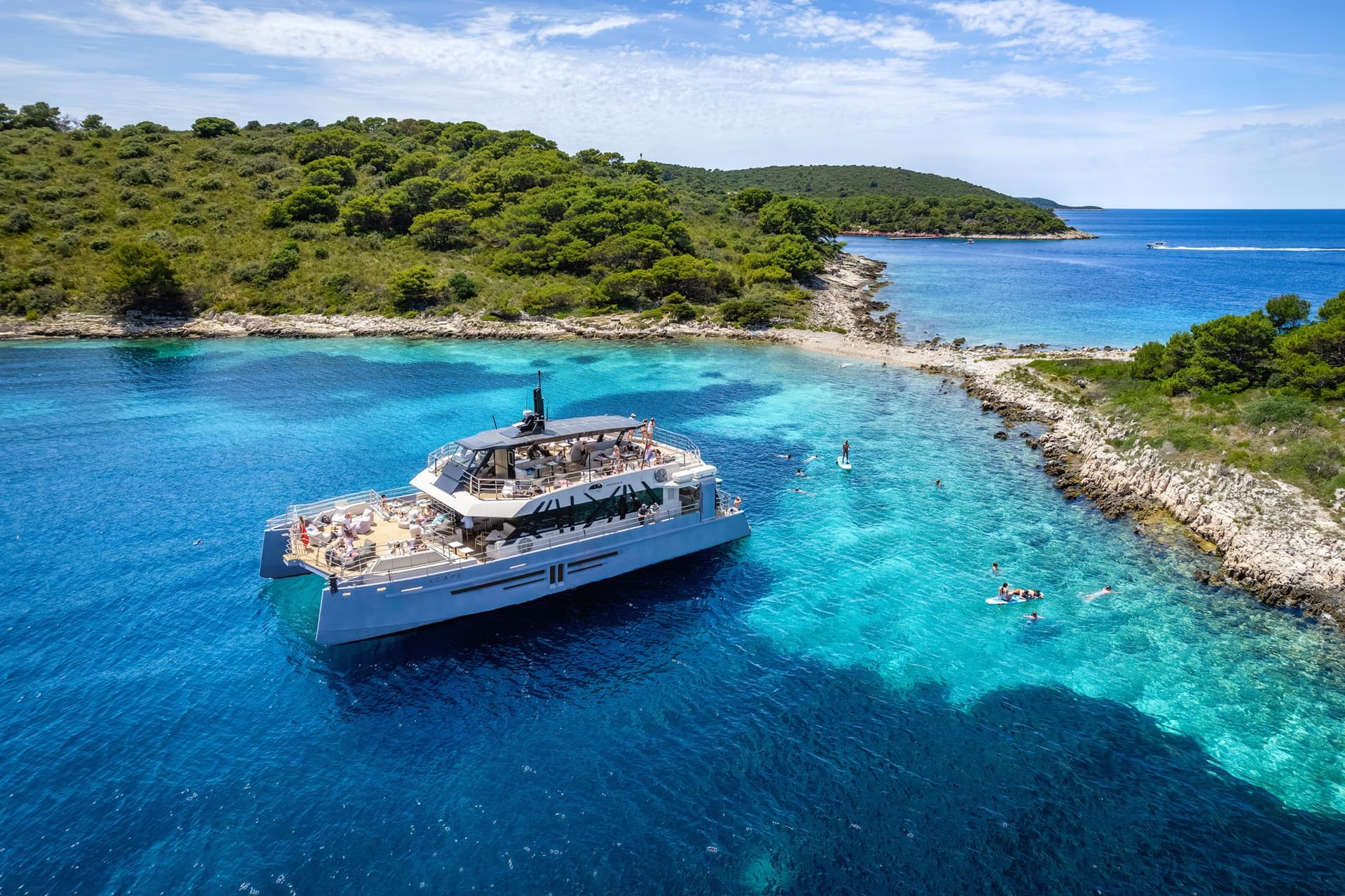 Split: Rejs luksusowym katamaranem na Hvar, Šoltę i Wyspy Pakleni