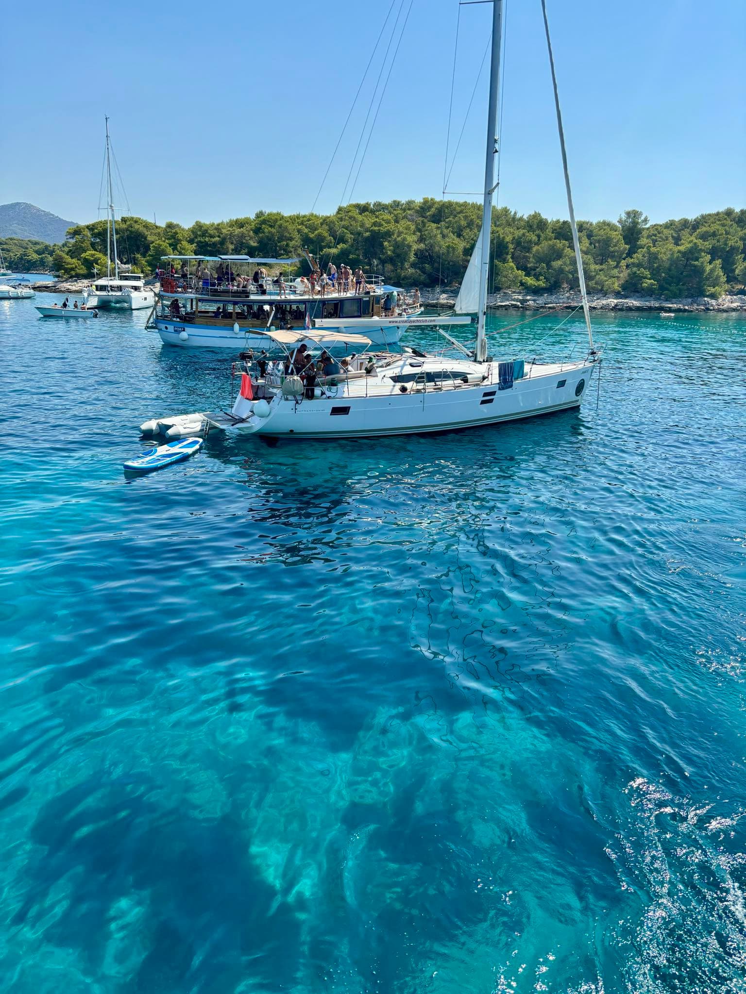 Split lub Trogir: Rejs statkiem Hvar + Wyspy Pakleni z lunchem