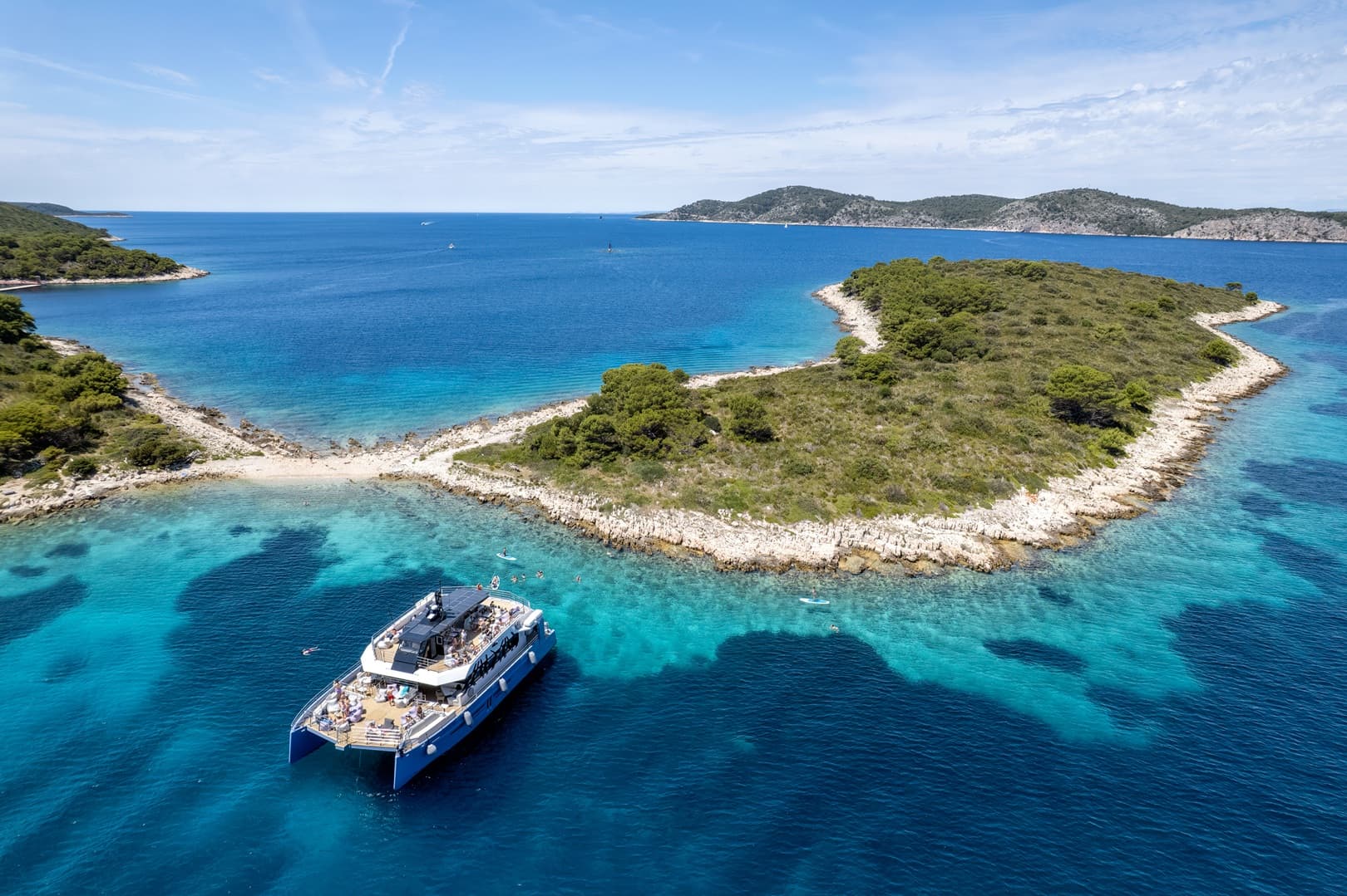 Split: Rejs luksusowym katamaranem na Hvar, Šoltę i Wyspy Pakleni